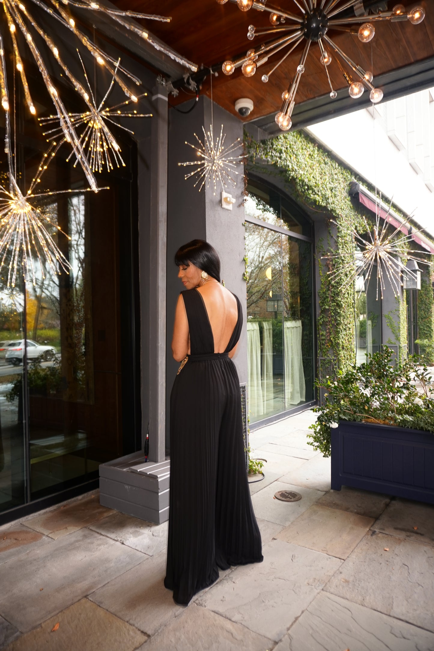 Black halo jumpsuit