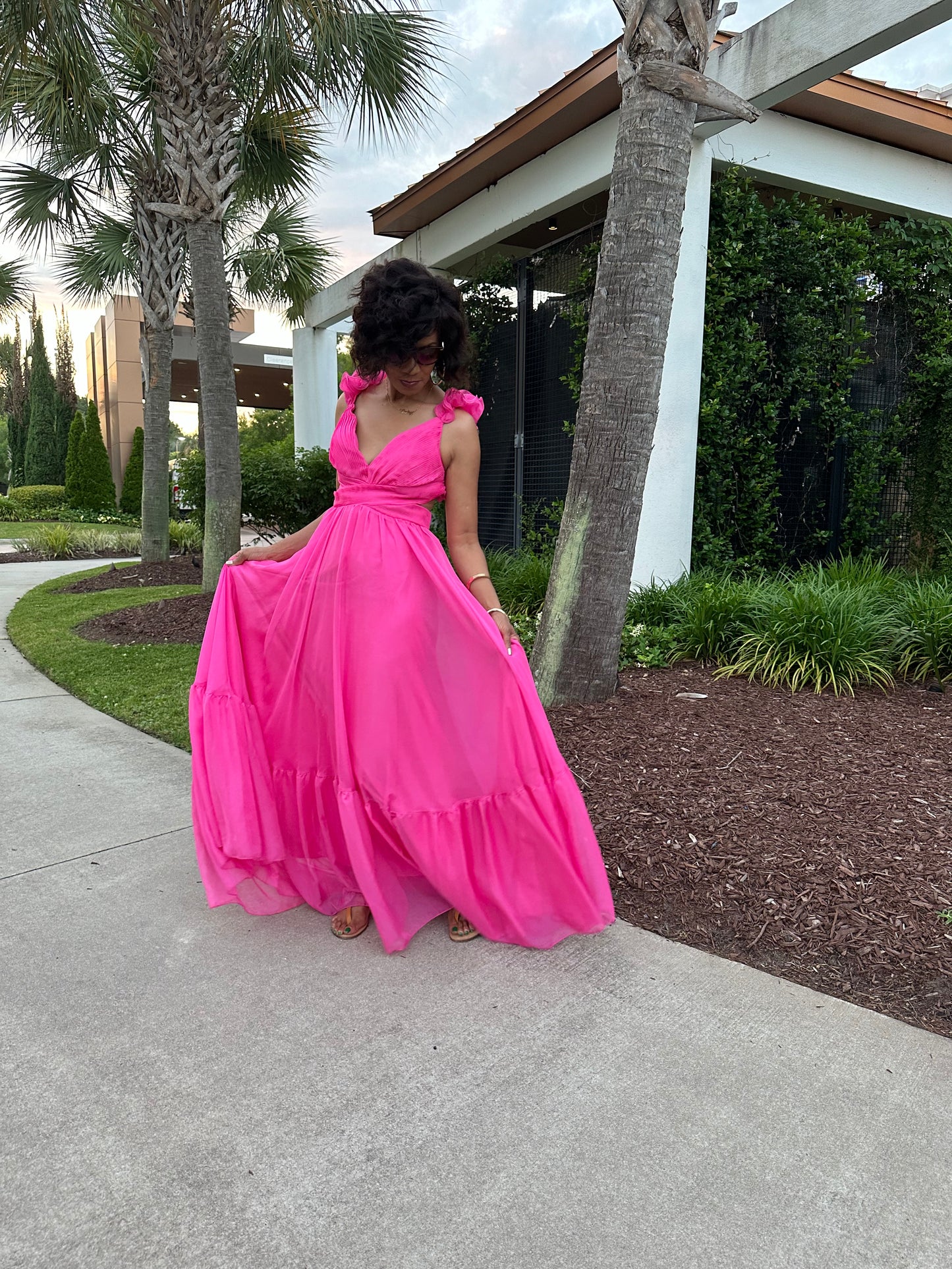 Pretty and pink dress