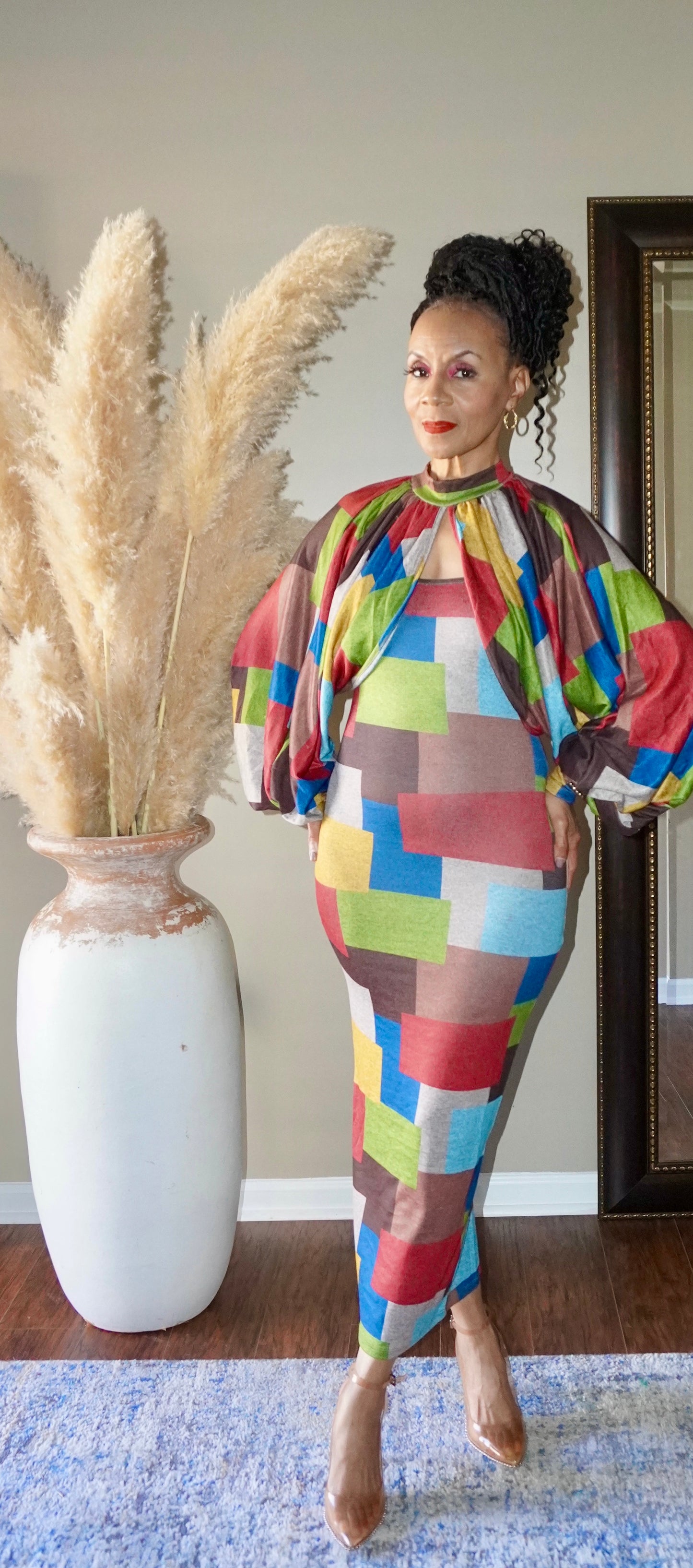 DRESS OF MANY COLORS 