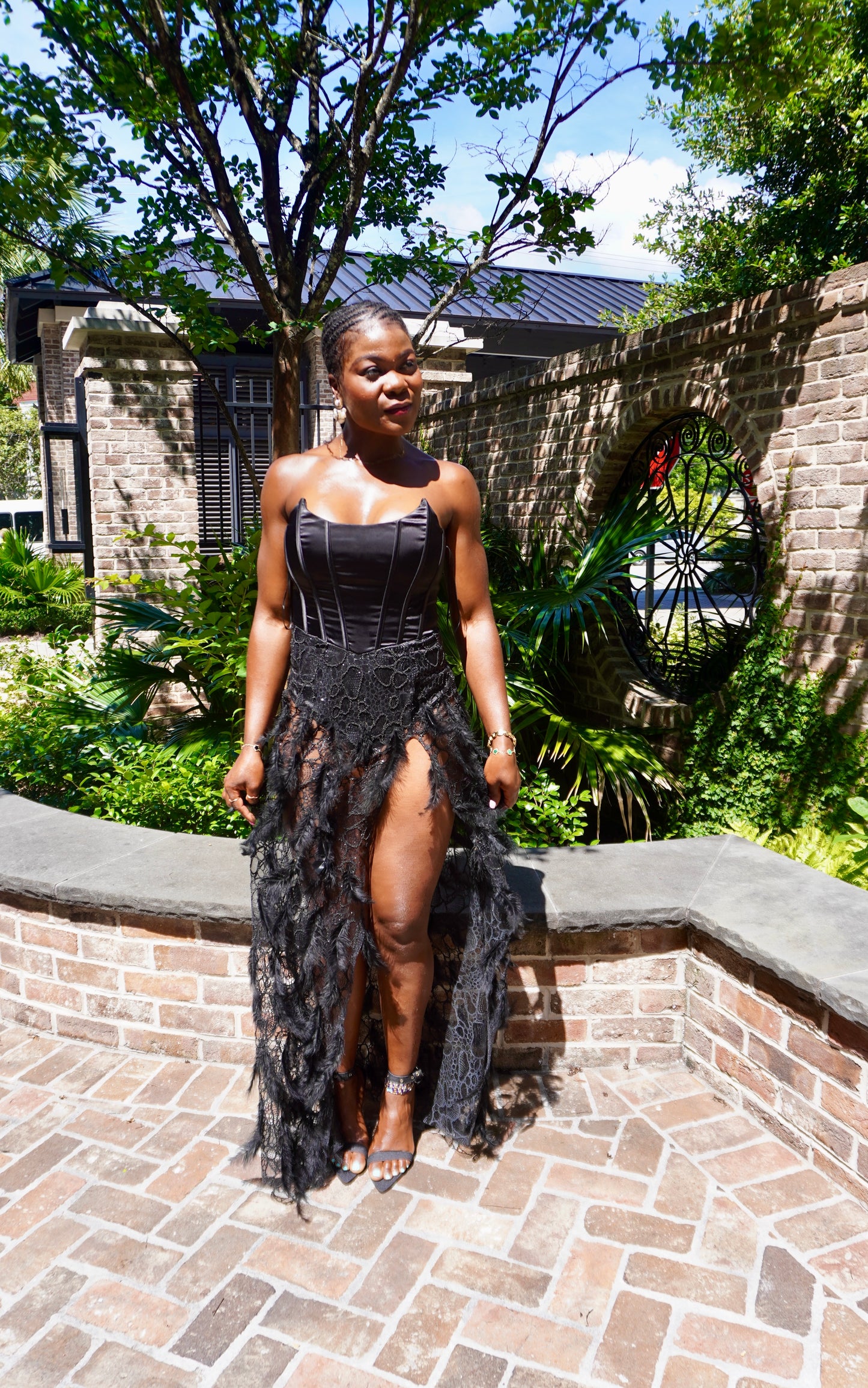FEATHER FLAME DRESS