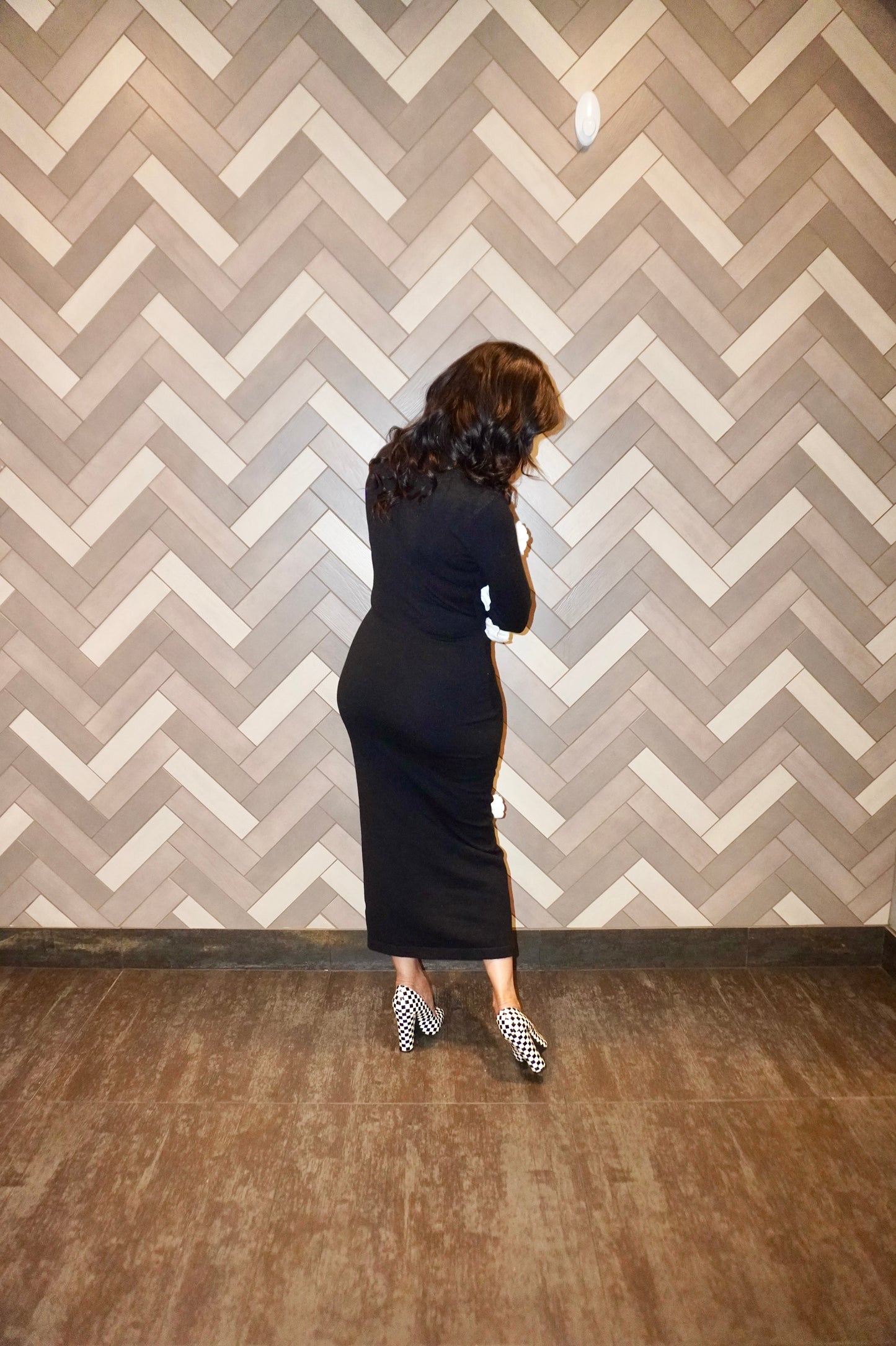 MIDNIGHT BLOOM DRESS