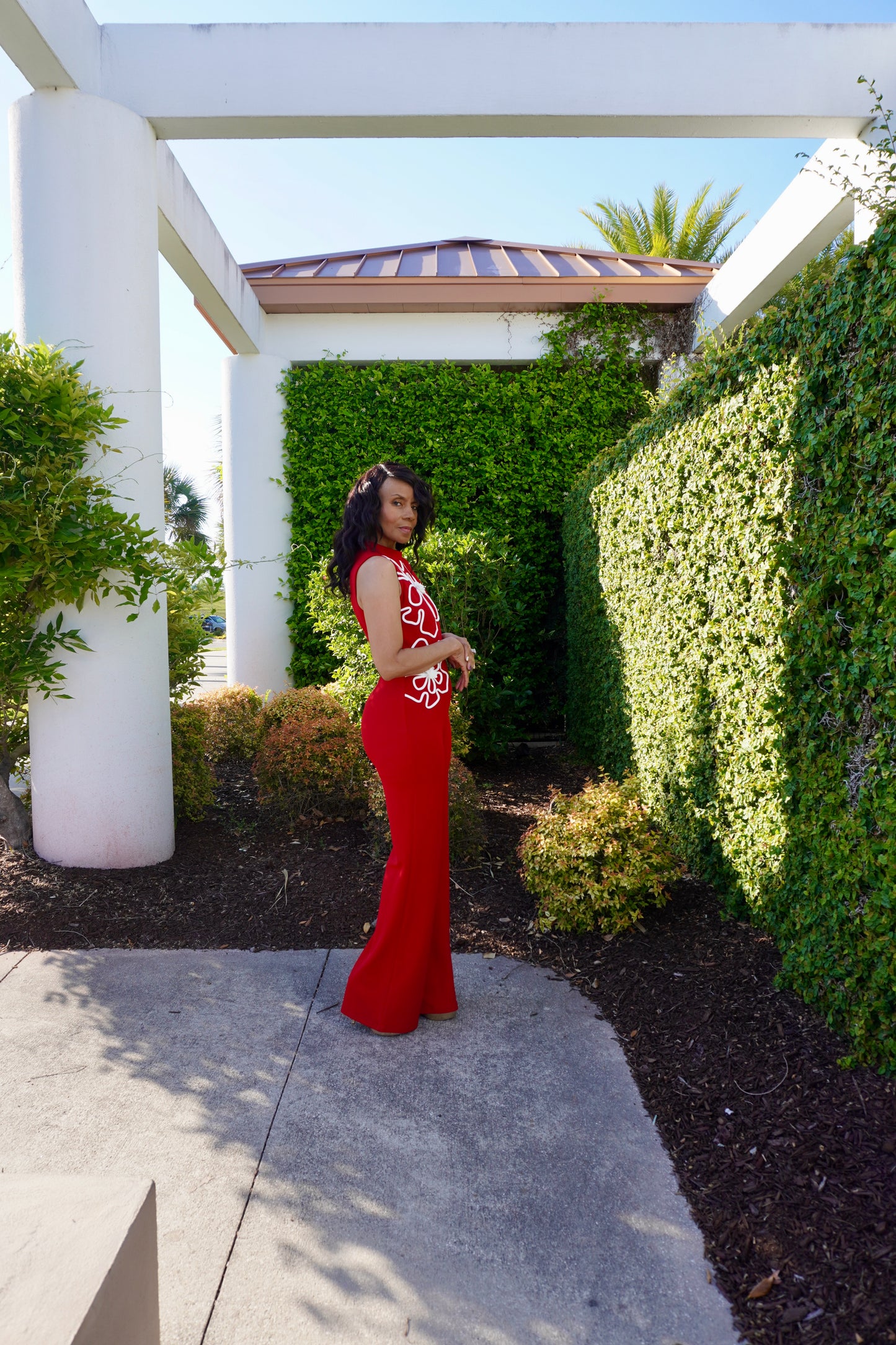 BOLD BLOSSOM JUMPSUIT
