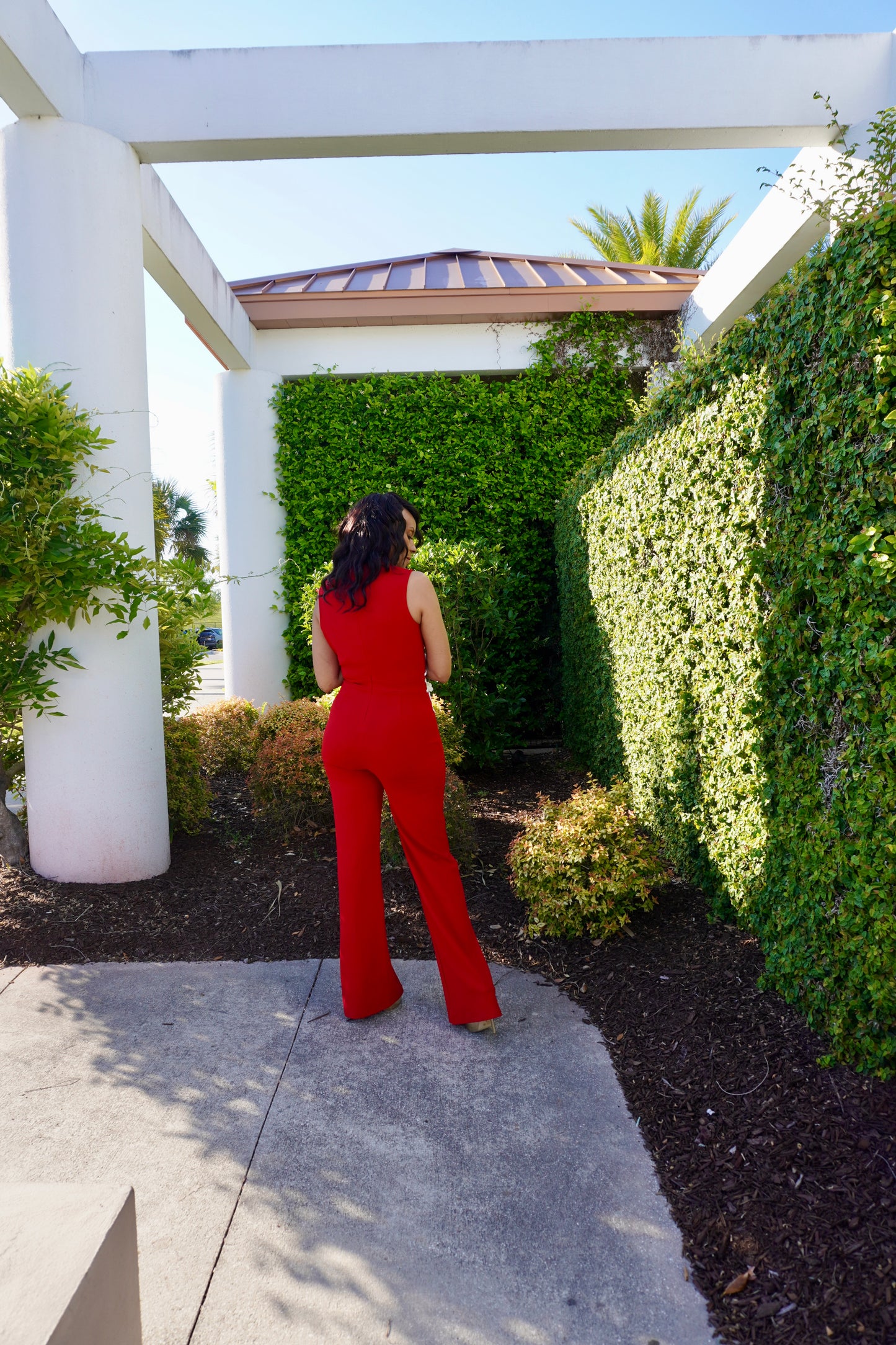 BOLD BLOSSOM JUMPSUIT