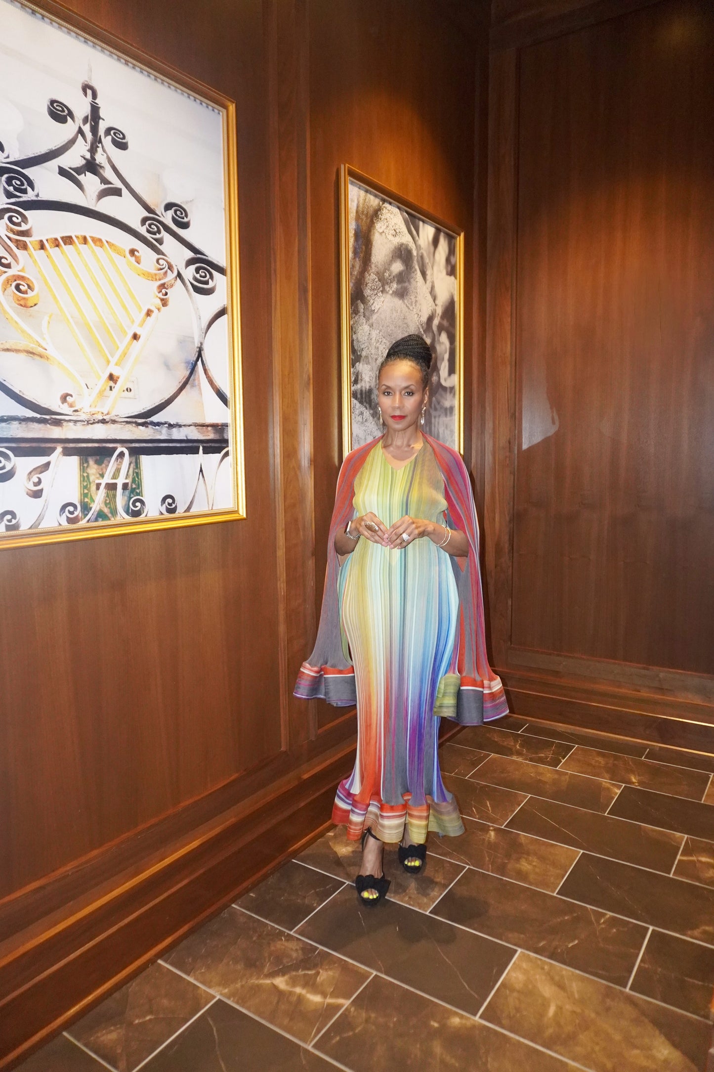 COLORBURST ELEGANCE DRESS