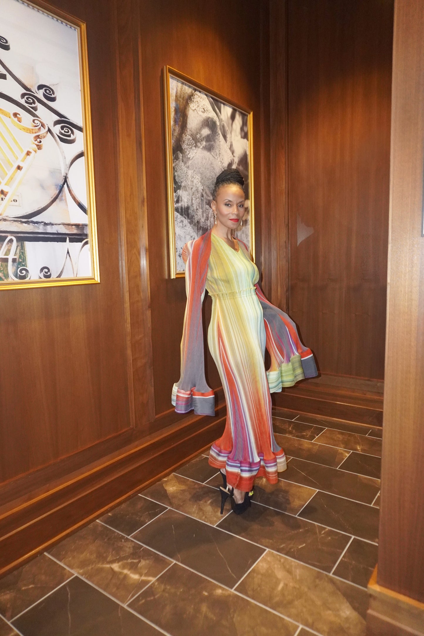 COLORBURST ELEGANCE DRESS
