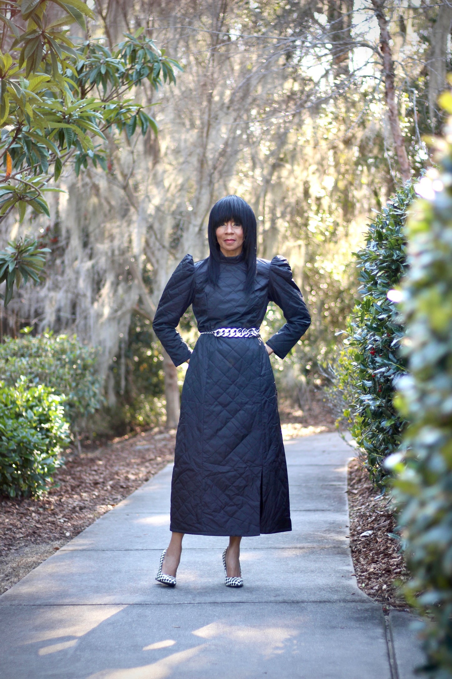 Mutton Sleeve Dress