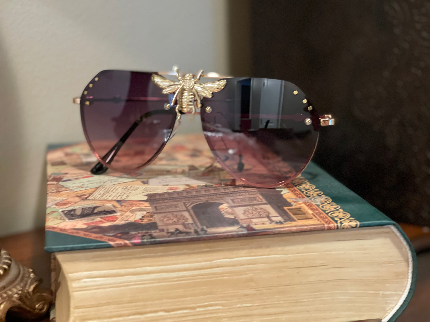 golden bee iconic sunglasses