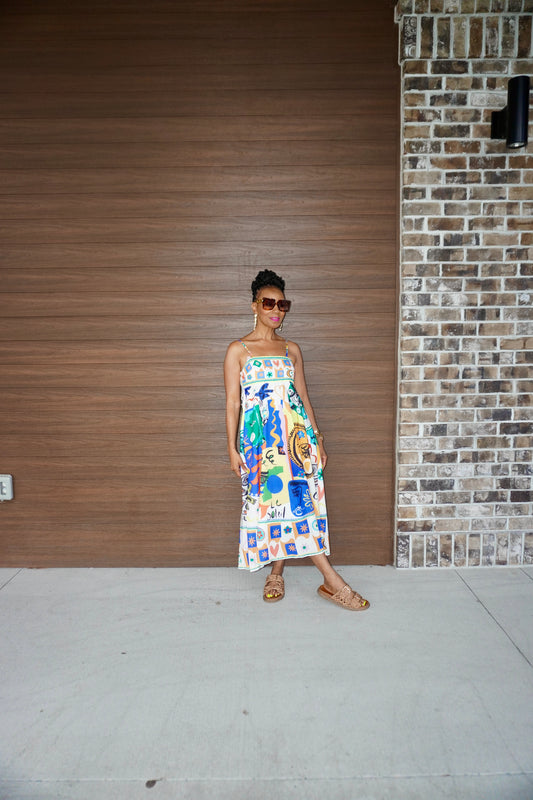SUN KISSED MOSAIC DRESS