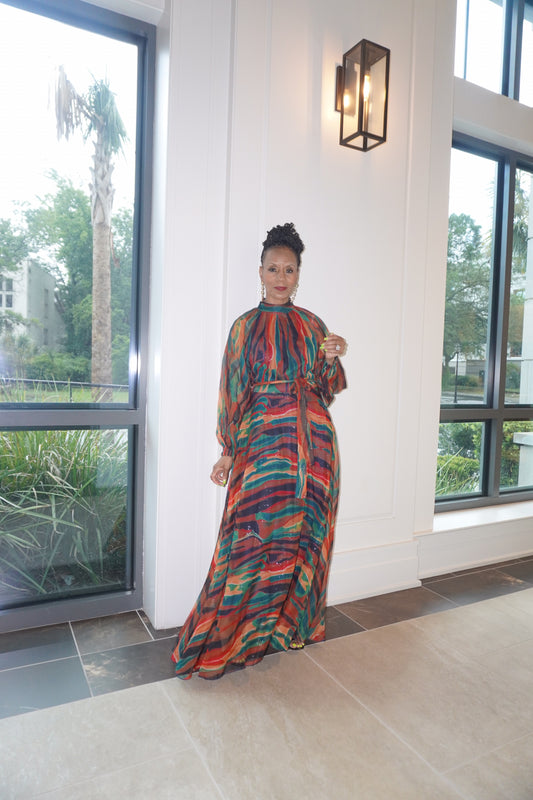 SUNSET MAXI DRESS