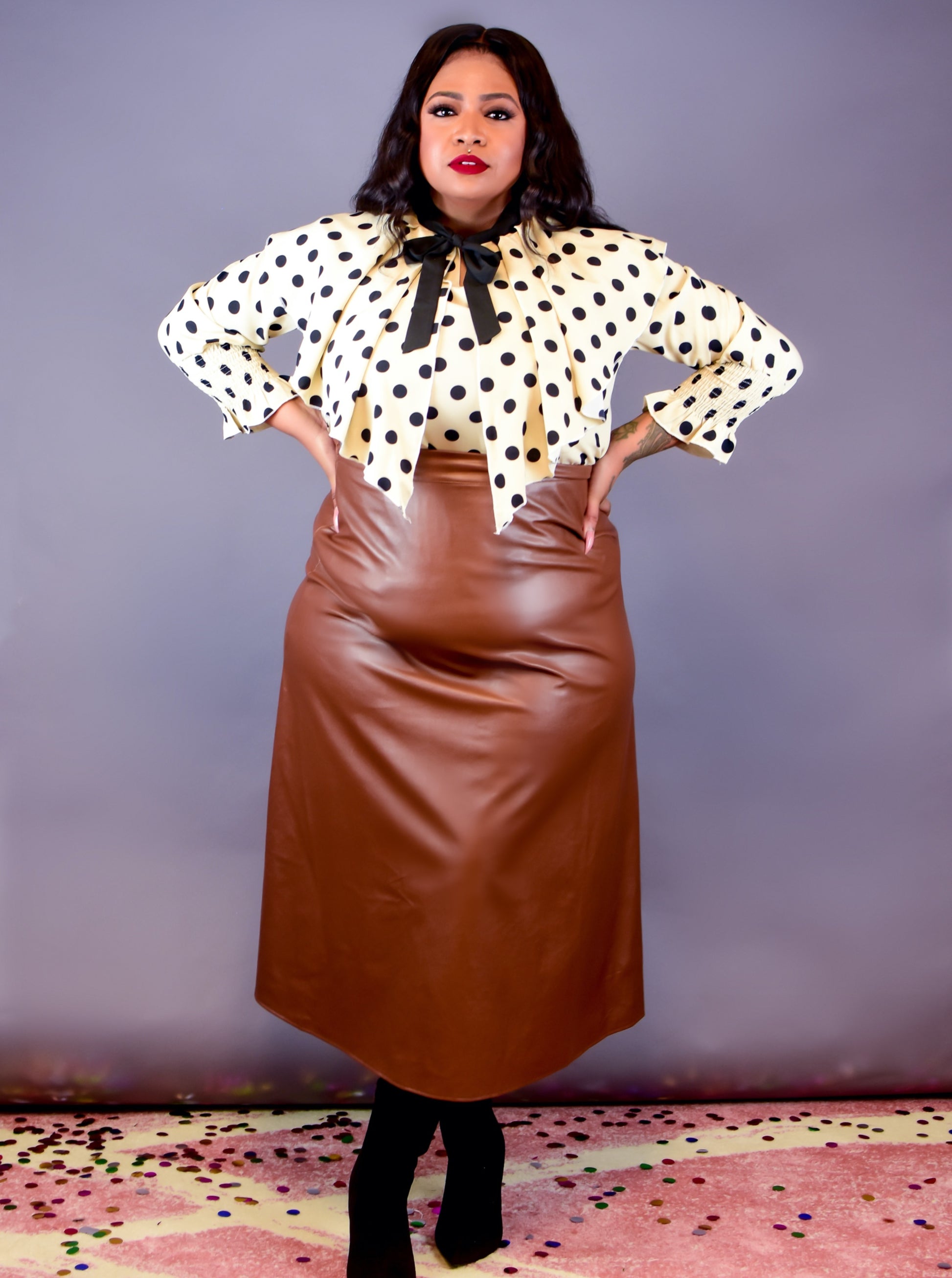 Plus Size Leather Skirt cuffs and cuts co Plus Size Leather Skirt cuffs and cuts co