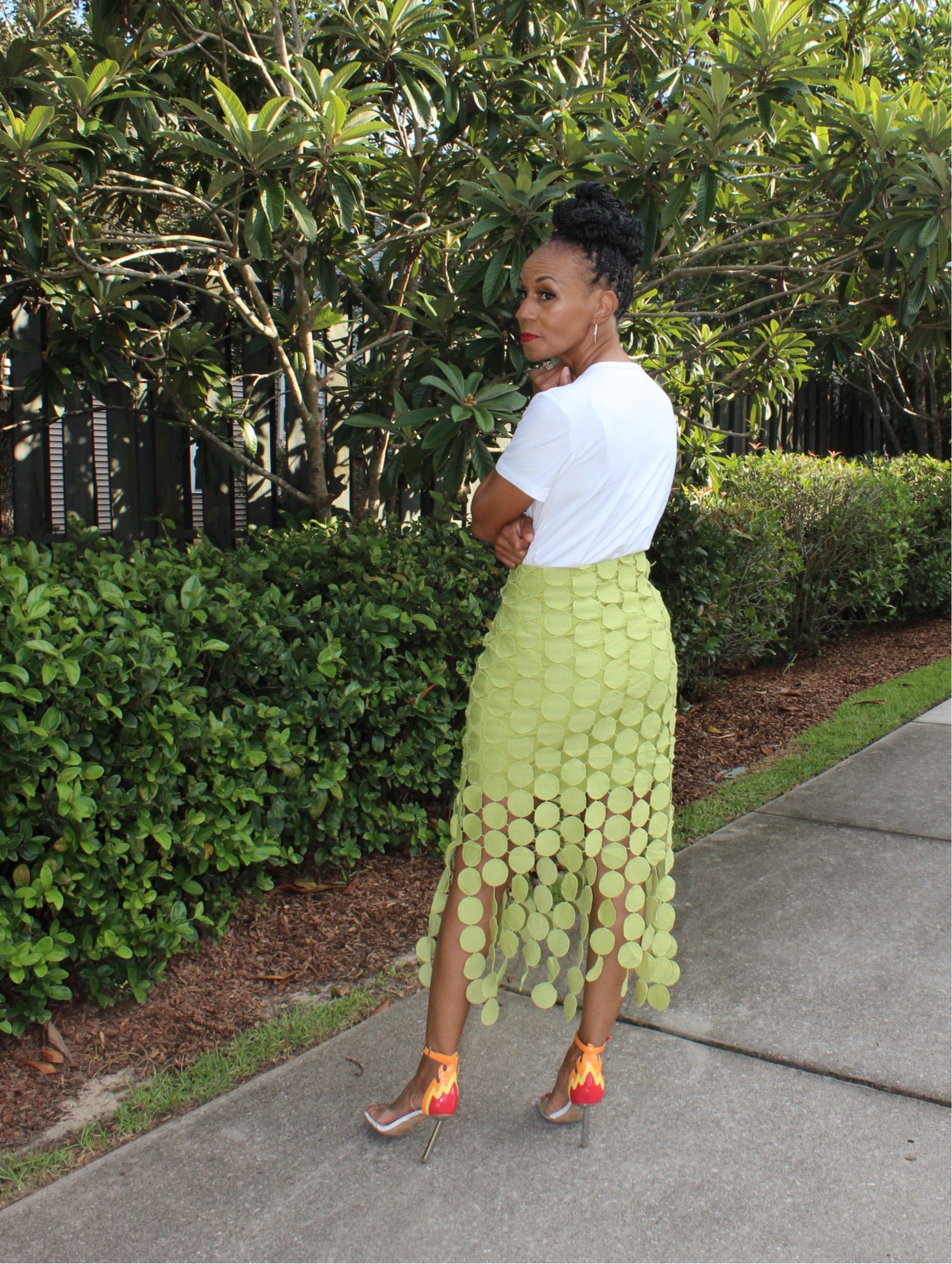 Scale it back circle skirt