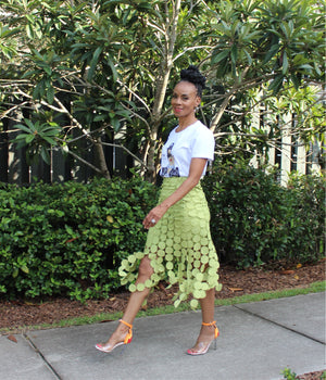 Scale it back circle skirt