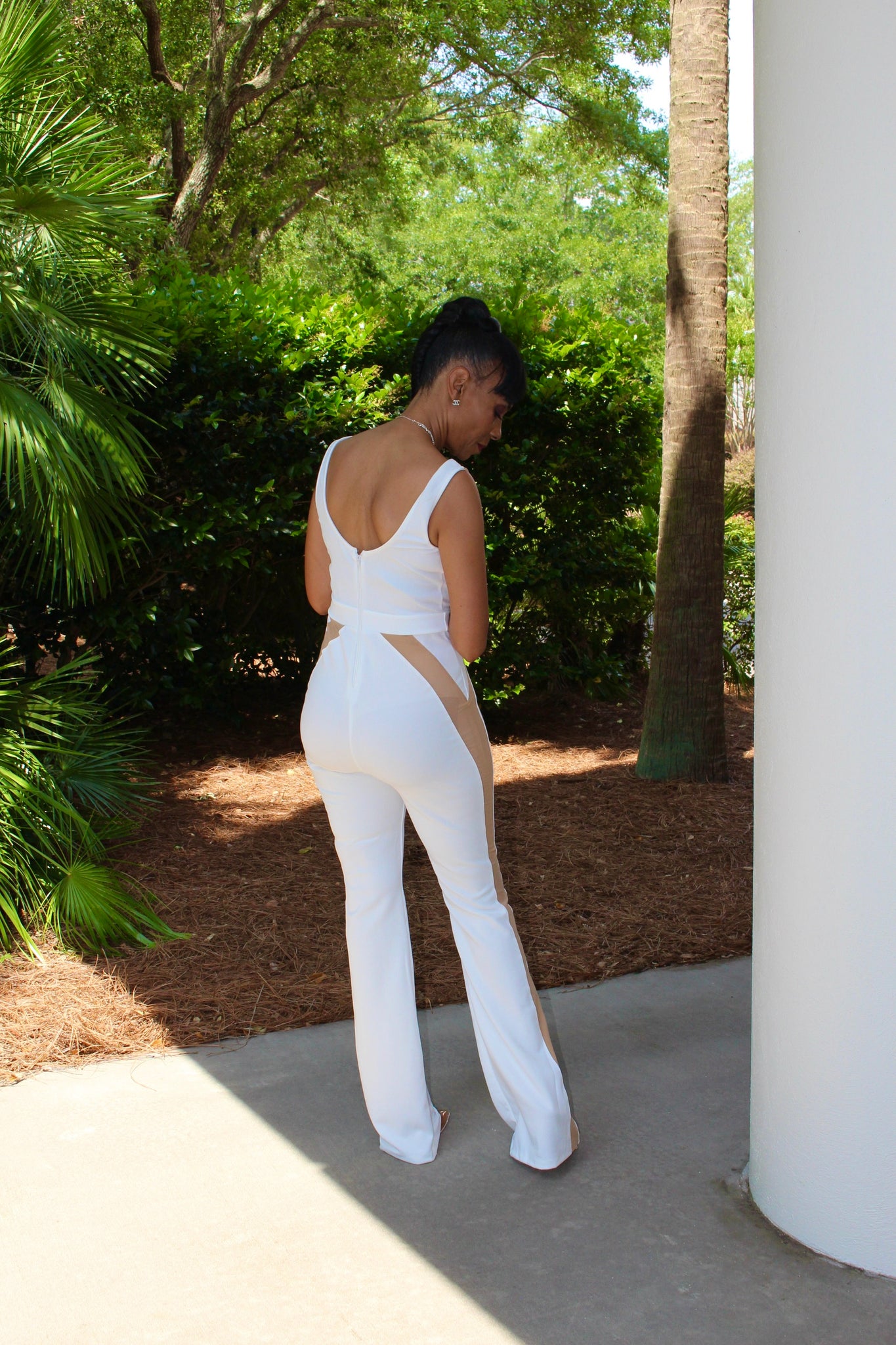 All in the Allusion jumpsuit