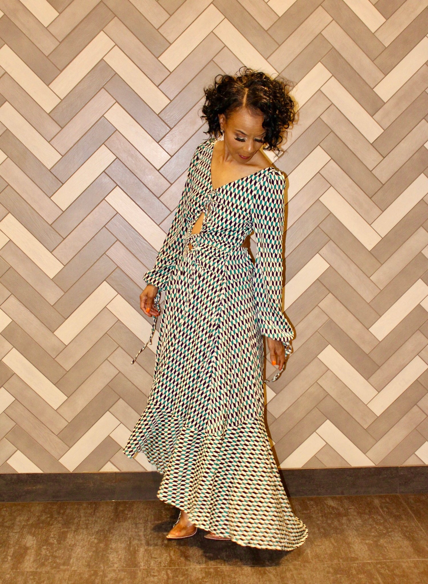 let it flow through dress